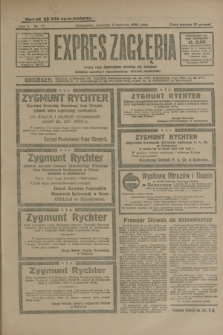 Expres Zagłębia : jedyny organ demokratyczny niezależny woj. kieleckiego. R.5, nr 91 (3 kwietnia 1930)