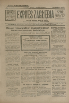 Expres Zagłębia : jedyny organ demokratyczny niezależny woj. kieleckiego. R.5, nr 94 (6 kwietnia 1930)