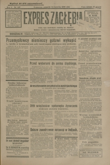 Expres Zagłębia : jedyny organ demokratyczny niezależny woj. kieleckiego. R.5, nr 109 (24 kwietnia 1930)