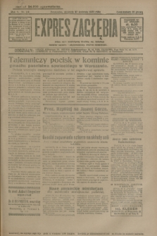 Expres Zagłębia : jedyny organ demokratyczny niezależny woj. kieleckiego. R.5, nr 112 (27 kwietnia 1930)