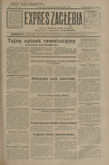 Expres Zagłębia : jedyny organ demokratyczny niezależny woj. kieleckiego. R.5, nr 114 (29 kwietnia 1930)