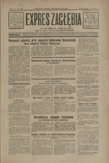 Expres Zagłębia : jedyny organ demokratyczny niezależny woj. kieleckiego. R.5, nr 154 (12 czerwca 1930)