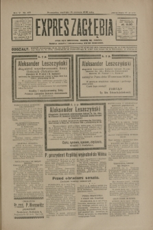 Expres Zagłębia : jedyny organ demokratyczny niezależny woj. kieleckiego. R.5, nr 157 (15 czerwca 1930)
