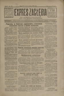 Expres Zagłębia : jedyny organ demokratyczny niezależny woj. kieleckiego. R.5, nr 175 (8 lipca 1930)