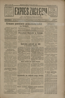 Expres Zagłębia : jedyny organ demokratyczny niezależny woj. kieleckiego. R.5, nr 179 (12 lipca 1930)
