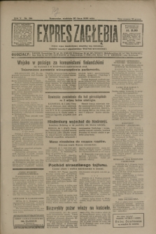 Expres Zagłębia : jedyny organ demokratyczny niezależny woj. kieleckiego. R.5, nr 186 (20 lipca 1930)