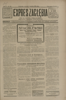 Expres Zagłębia : jedyny organ demokratyczny niezależny woj. kieleckiego. R.5, nr 201 (7 sierpnia 1930)