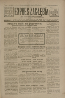 Expres Zagłębia : jedyny organ demokratyczny niezależny woj. kieleckiego. R.5, nr 208 (15 sierpnia 1930)