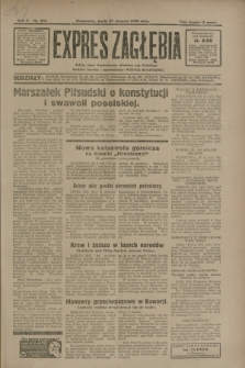 Expres Zagłębia : jedyny organ demokratyczny niezależny woj. kieleckiego. R.5, nr 218 (27 sierpnia 1930)