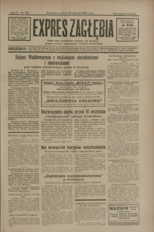 Expres Zagłębia : jedyny organ demokratyczny niezależny woj. kieleckiego. R.5, nr 221 (30 sierpnia 1930)