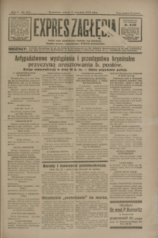 Expres Zagłębia : jedyny organ demokratyczny niezależny woj. kieleckiego. R.5, nr 235 (13 września 1930)