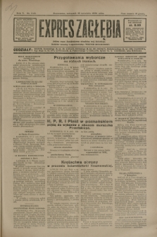 Expres Zagłębia : jedyny organ demokratyczny niezależny woj. kieleckiego. R.5, nr 240 (18 września 1930)