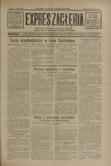 Expres Zagłębia : jedyny organ demokratyczny niezależny woj. kieleckiego. R.5, nr 252 (30 września 1930)
