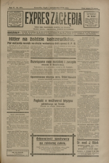 Expres Zagłębia : jedyny organ demokratyczny niezależny woj. kieleckiego. R.5, nr 253 (1 października 1930)