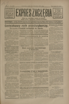 Expres Zagłębia : jedyny organ demokratyczny niezależny woj. kieleckiego. R.5, nr 260 (8 października 1930)