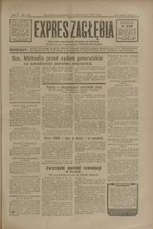 Expres Zagłębia : jedyny organ demokratyczny niezależny woj. kieleckiego. R.5, nr 265 (13 października 1930)