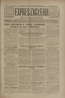 Expres Zagłębia : jedyny organ demokratyczny niezależny woj. kieleckiego. R.5, nr 268 (16 października 1930)