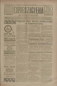 Expres Zagłębia : jedyny organ demokratyczny niezależny woj. kieleckiego. R.5, nr 273 (21 października 1930)
