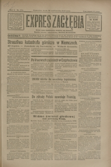 Expres Zagłębia : jedyny organ demokratyczny niezależny woj. kieleckiego. R.5, nr 274 (22 października 1930)