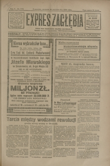 Expres Zagłębia : jedyny organ demokratyczny niezależny woj. kieleckiego. R.5, nr 278 (26 października 1930)