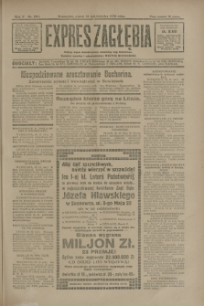 Expres Zagłębia : jedyny organ demokratyczny niezależny woj. kieleckiego. R.5, nr 283 (31 października 1930)