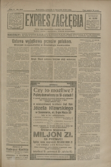Expres Zagłębia : jedyny organ demokratyczny niezależny woj. kieleckiego. R.5, nr 288 (6 listopada 1930)