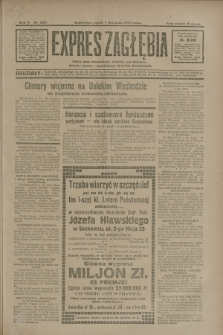 Expres Zagłębia : jedyny organ demokratyczny niezależny woj. kieleckiego. R.5, nr 289 (7 listopada 1930)