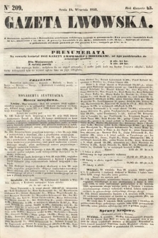 Gazeta Lwowska. 1853, nr 209