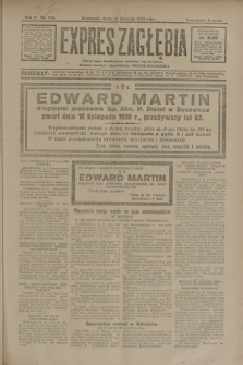 Expres Zagłębia : jedyny organ demokratyczny niezależny woj. kieleckiego. R.5, nr 294 (12 listopada 1930)