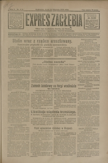 Expres Zagłębia : jedyny organ demokratyczny niezależny woj. kieleckiego. R.5, nr 303 (21 listopada 1930)