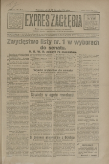 Expres Zagłębia : jedyny organ demokratyczny niezależny woj. kieleckiego. R.5, nr 307 (25 listopada 1930)