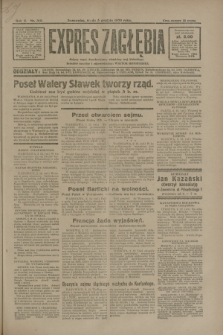 Expres Zagłębia : jedyny organ demokratyczny niezależny woj. kieleckiego. R.5, nr 315 (3 grudnia 1930)