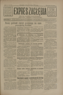 Expres Zagłębia : jedyny organ demokratyczny niezależny woj. kieleckiego. R.5, nr 318 (6 grudnia 1930)