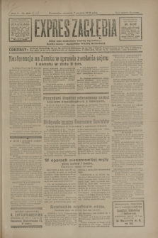 Expres Zagłębia : jedyny organ demokratyczny niezależny woj. kieleckiego. R.5, nr 319 (7 grudnia 1930)