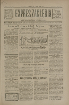 Expres Zagłębia : jedyny organ demokratyczny niezależny woj. kieleckiego. R.5, nr 326 (15 grudnia 1930)