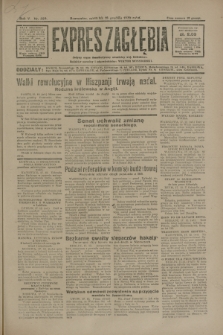 Expres Zagłębia : jedyny organ demokratyczny niezależny woj. kieleckiego. R.5, nr 329 (18 grudnia 1930)