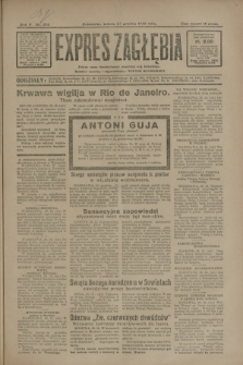 Expres Zagłębia : jedyny organ demokratyczny niezależny woj. kieleckiego. R.5, nr 336 (27 grudnia 1930)