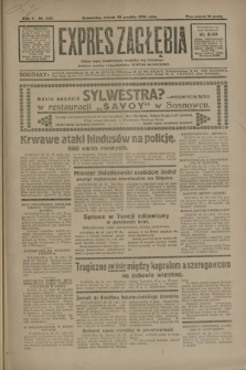 Expres Zagłębia : jedyny organ demokratyczny niezależny woj. kieleckiego. R.5, nr 339 (30 grudnia 1930)