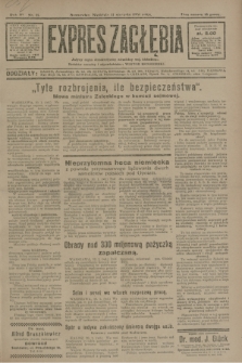 Expres Zagłębia : jedyny organ demokratyczny niezależny woj. kieleckiego. R.6, nr 11 (11 stycznia 1931)