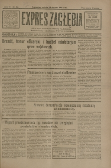 Expres Zagłębia : jedyny organ demokratyczny niezależny woj. kieleckiego. R.6, nr 24 (24 stycznia 1931)