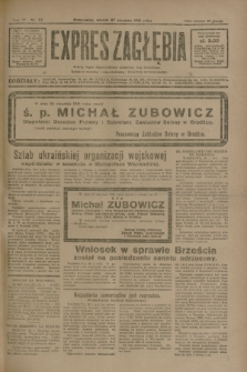 Expres Zagłębia : jedyny organ demokratyczny niezależny woj. kieleckiego. R.6, nr 27 (27 stycznia 1931)