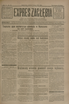 Expres Zagłębia : jedyny organ demokratyczny niezależny woj. kieleckiego. R.6, nr 37 (7 lutego 1931)