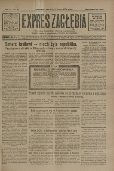 Expres Zagłębia : jedyny organ demokratyczny niezależny woj. kieleckiego. R.6, nr 49 (19 lutego 1931)