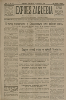 Expres Zagłębia : jedyny organ demokratyczny niezależny woj. kieleckiego. R.6, nr 53 (23 lutego 1931)