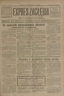 Expres Zagłębia : jedyny organ demokratyczny niezależny woj. kieleckiego. R.6, nr 102 (15 kwietnia 1931)