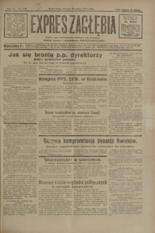 Expres Zagłębia : jedyny organ demokratyczny niezależny woj. kieleckiego. R.6, nr 142 (26 maja 1931)