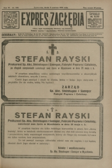 Expres Zagłębia : jedyny organ demokratyczny niezależny woj. kieleckiego. R.6, nr 150 (3 czerwca 1931)