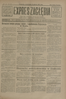Expres Zagłębia : jedyny organ demokratyczny niezależny woj. kieleckiego. R.6, nr 161 (15 czerwca 1931)
