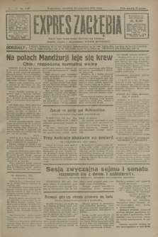 Expres Zagłębia : jedyny organ demokratyczny niezależny woj. kieleckiego. R.6, nr 260 (24 września 1931)