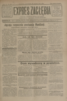 Expres Zagłębia : jedyny organ demokratyczny niezależny woj. kieleckiego. R.6, nr 264 (28 września 1931)